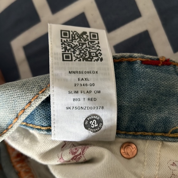 TRUE RELIGION SLIM JEANS...SIZE 30 (MENS) - Picture 8 of 10